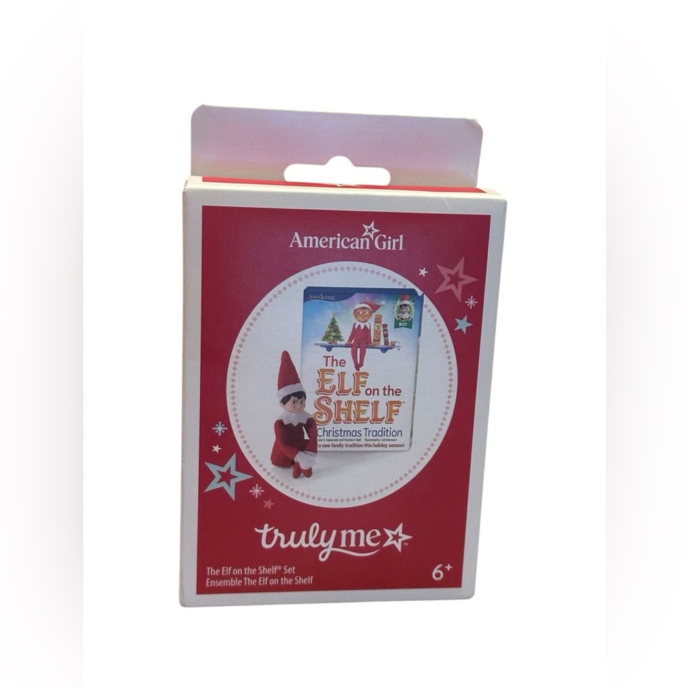 American Girl Truly Me Christmas ELF ON THE SHELF Set 18" Doll Holiday Accessory